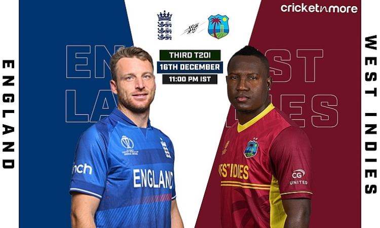 WI vs ENG: Dream11 Prediction Match No. 3, England Tour of West Indies 2023 வெஸ்ட் இண்டீஸ் vs இங்கிலாந்து, 3ஆவது டி20 - போட்டி முன்னோட்டம் & ஃபேண்டஸி லெவன் டிப்ஸ்!