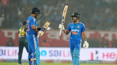 1st T20I: Surya, Ishan, Rinku help India mount biggest run-chase at home to beat Australia