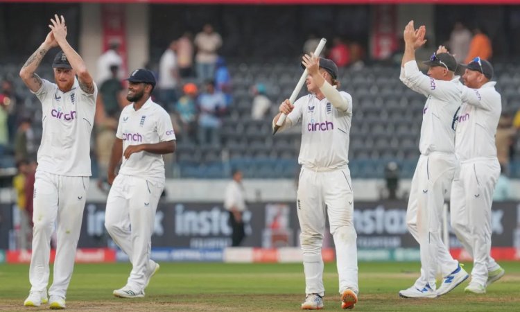1st Test: Hartley’s seven-wicket haul, Pope’s 196 gives England a famous 28-run win over India (ld)