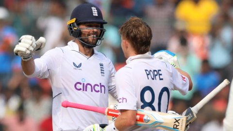 1st Test: Pope's stunning unbeaten 148 pulls England out of trouble; gives them 126-run lead over In