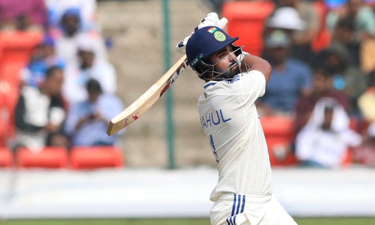 1st Test: Rahul, Axar keep steady India after Hartley dismisses top-order in chase of 231