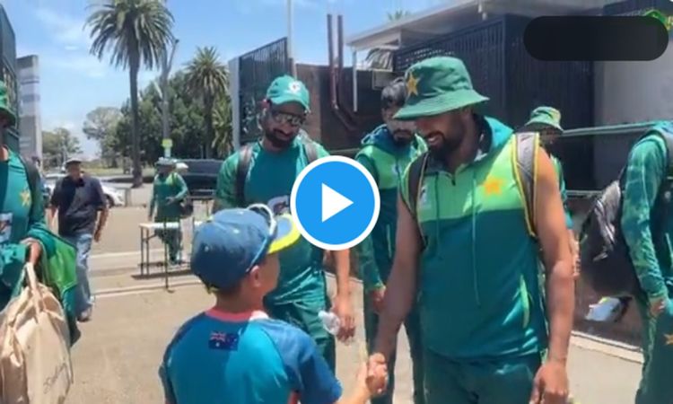Pakistan team spend time with Will Symonds son of the late Andrew Symonds Watch Video