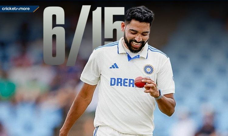  Mohammed Siraj creates history in second test vs south africa equals maninder singh's record
