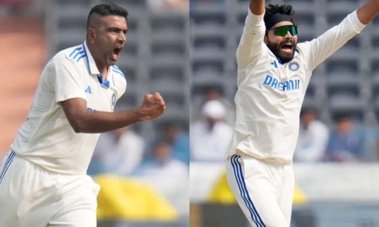 R Ashwin Ravindra Jadeja becomes most successful Test bowling pair for India surpasses anil Kumble H