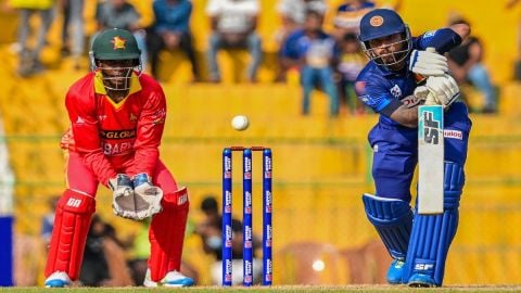 Sri Lanka vs Zimbabwe first ODI Scorecard