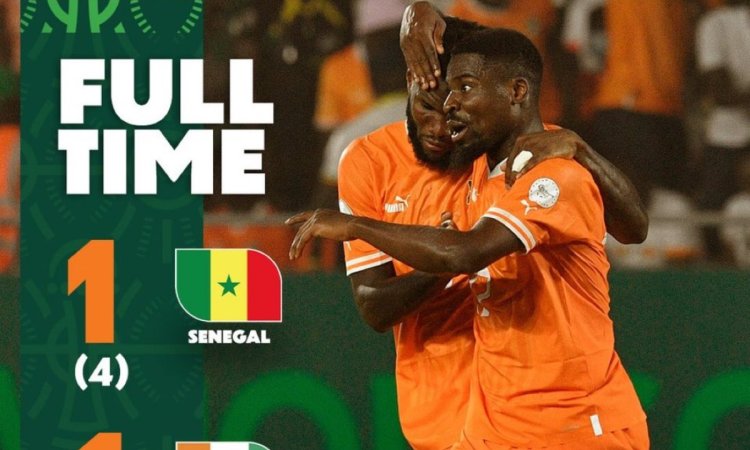 AFCON 2023: Hosts Cote d'Ivoire beat defending champions Senegal to reach quarters