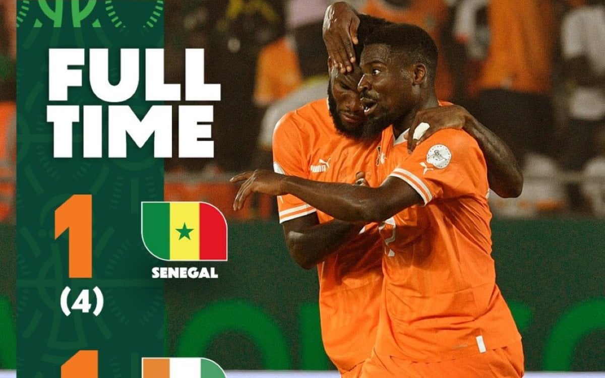 AFCON 2023: Hosts Cote D'Ivoire Beat Defending Champions Senegal To ...