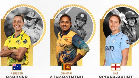 All-rounders Gardner, Sciver-Brunt, Athapaththu and Kerr nominated for ICC Women’s ODI Cricketer of 