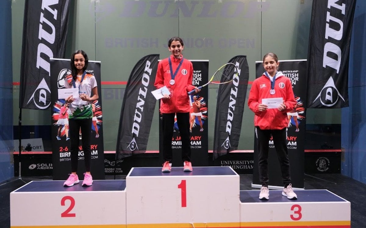Anahat Finishes Runnerup At 2024 British Junior Open Squash On