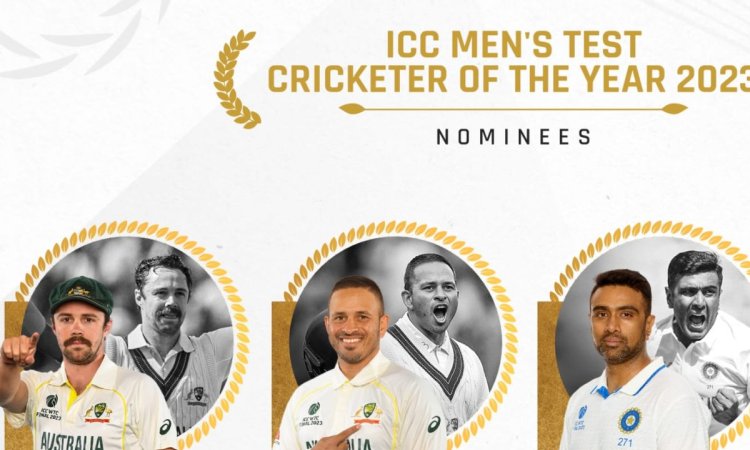 Ashwin, Khawaja, Head, Root among nominees for ICC Men’s Test Cricketer of the Year 2023 award
