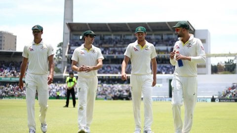 AUS vs WI, 1st Test: விண்டீஸை 188 ரன்களில் சுருட்டியது ஆஸி; ஸ்மித் ஏமாற்றம்!