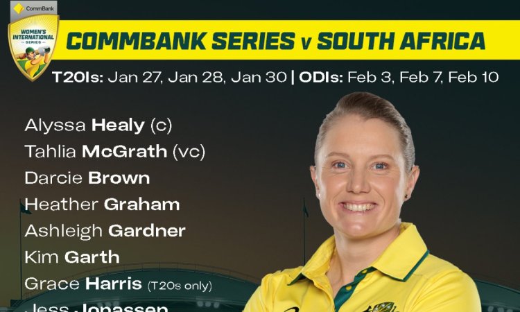 Australia name women's white-ball squads for multi-format South Africa series