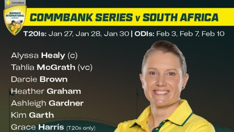 Australia name women's white-ball squads for multi-format South Africa series