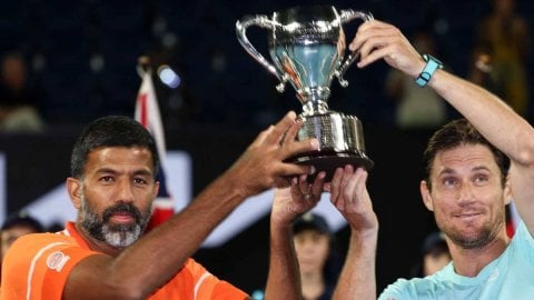 Australian Open: Bopanna wins men's doubles title with Ebden, becomes oldest major winner