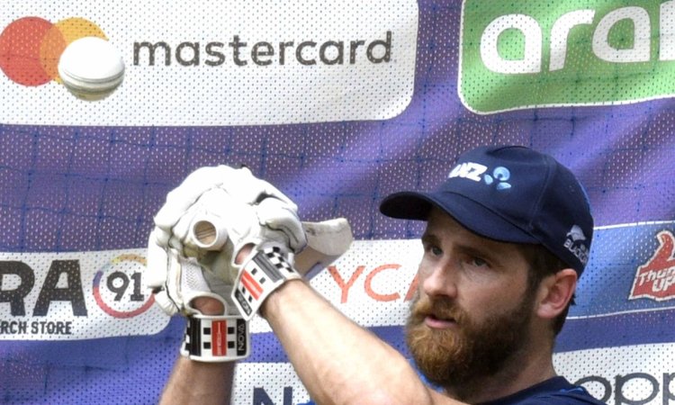 Bengaluru: New Zealand's cricketers during a practice session ahead of their ICC Men's Cricket World