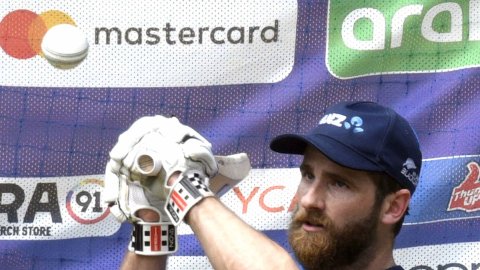 Bengaluru: New Zealand's cricketers during a practice session ahead of their ICC Men's Cricket World