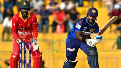 SL vs ZIM, 1st ODI: சரித் அசலங்கா அபார சதம்; ஜிம்பாப்வேவிற்கு 274 டார்கெட்!