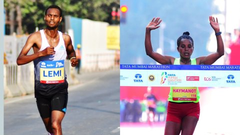 Defending Champs Ethiopians Hayle Lemi Berhanu, Anchialem Haymanot to headline Mumbai Marathon