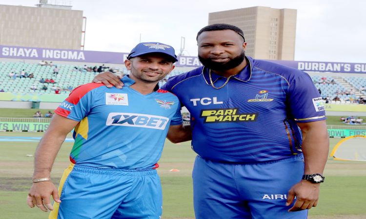 SA20 2024: MI Cape Town have won the toss and have opted to field! எஸ்ஏ20 2024: டாஸ் வென்றுள்ள மும்பை இந்தியன்ஸ் கேப்டவுன் பந்துவீச்சு!