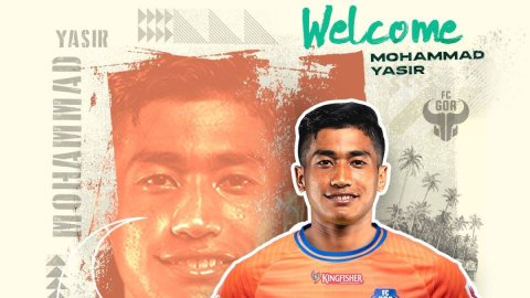 FC Goa bolster squad with return of Mohammad Yasir on short-term loan from Hyderabad FC