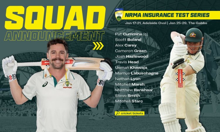 Green named in Australia's Test squad for West Indies series; Renshaw recalled