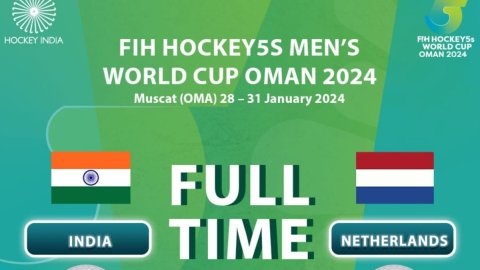 Hockey5s Men's WC: India lose 4-7 to Netherlands in quarters