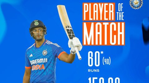 IND v AFG: Shivam Dubey all-round performance helps India win opening T20I