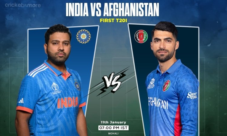 IND vs AFG: Dream11 Prediction Match 1st T20, India vs Afghanistan T20 Series 2024