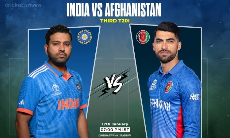 IND vs AFG: Dream11 Prediction Match 3rd T20, India vs Afghanistan T20 Series 2024