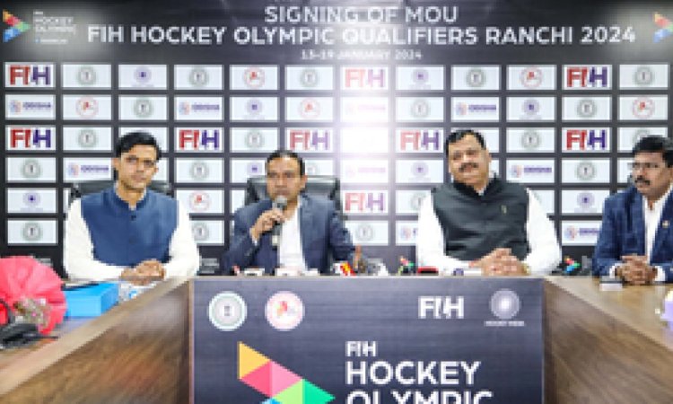 Jharkhand gear up to host FIH Hockey Olympics Qualifiers 2024