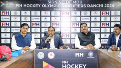 Jharkhand gear up to host FIH Hockey Olympics Qualifiers 2024