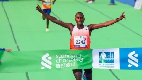 Kenya's Anderson Seroi wins men's title as African runners dominate Hong Kong Marathon