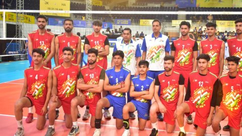 KIYG 2023: Despite lack of facilities and minimum training, Jammu and Kashmir volleyball team punche