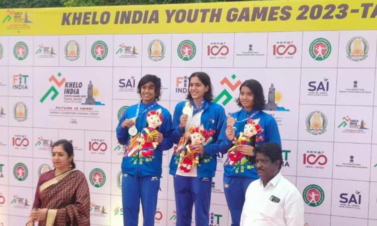 KIYG 2023: Telangana swimmer Vritti Agarwal claims third gold as Maharashtra cross 100-medal mark