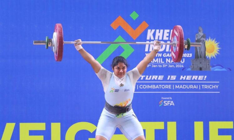 KIYG 2023: Weightlifter Keerthana sets new National Youth records; Maharashtra crosses 50-gold mark