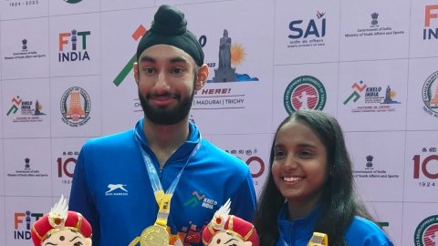 KIYG: Pooja Arthi R, Tavneet Singh emerge champions in Squash