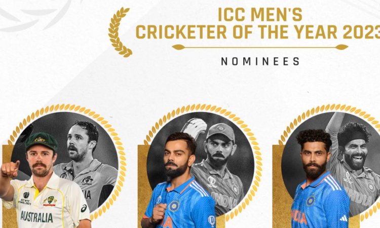 Kohli, Jadeja, Cummins and Head nominated for ICC Men’s Cricketer of the Year 2023 award
