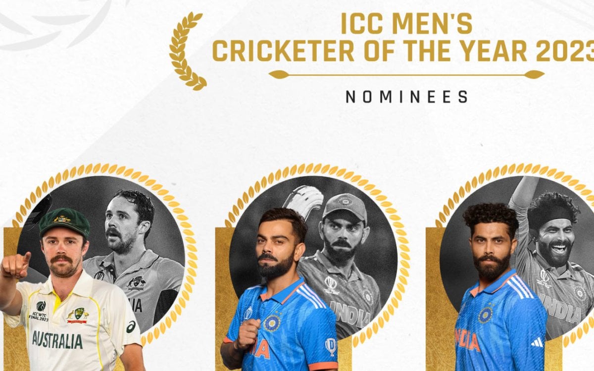 Kohli, Jadeja, Cummins And Head Nominated For ICC Men’s Cricketer Of