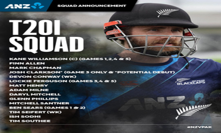 Matt Henry returns as NZ name squad for Pakistan T20Is