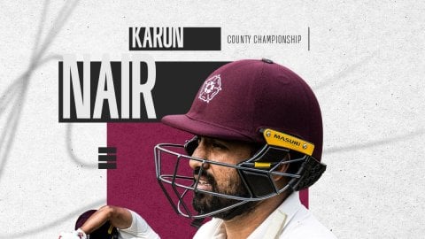 Northamptonshire secure services of Karun Nair for April County season 