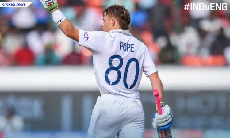 1st Test: टीम इंडिया के गेंदबाजों के आगे डटे ओली पोप, धमाकेदार शतक जड़कर इंग्लैंड को दिलाई बढ़त