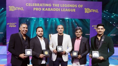 PKL 10: Legends of the game adorn momentous evening of 1000th match