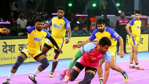 PKL: Jaipur Pink Panthers beat Tamil Thalaivas 42-27 to qualify for playoffs