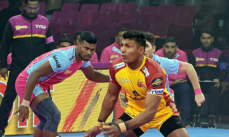 PKL: Jaipur Pink Panthers beat Telugu Titans and extend unbeaten run to 7 games