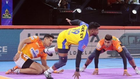 PKL: Shadloui, Gaurav steer Puneri Paltan to nail-biting 29-26 win over Tamil Thalaivas