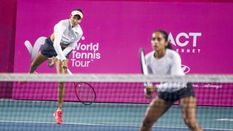 Rashmikaa-Vaidehi pair advance to quarterfinals at ITF Women’s Open