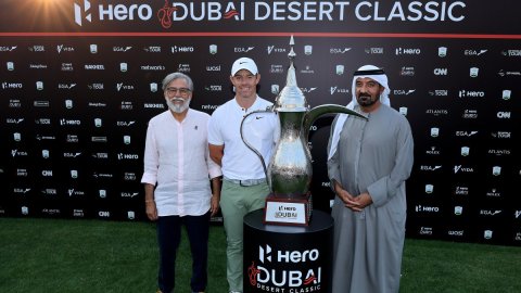 Rock-steady Rory McIlroy grabs record fourth title in Dubai Desert Classic