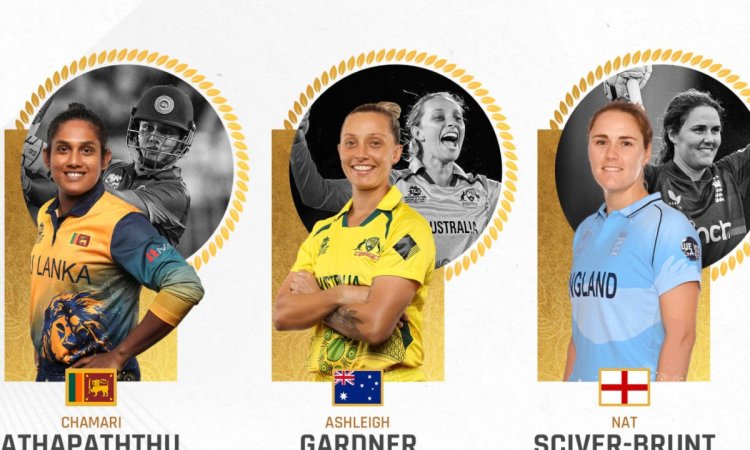 Sciver-Brunt, Athapaththu, Gardner and Mooney nominated for ICC Women’s Cricketer of the Year 2023 a