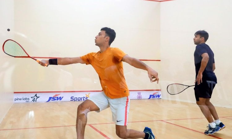 Senior Squash Open: Patel, Chavan score hard-fought wins