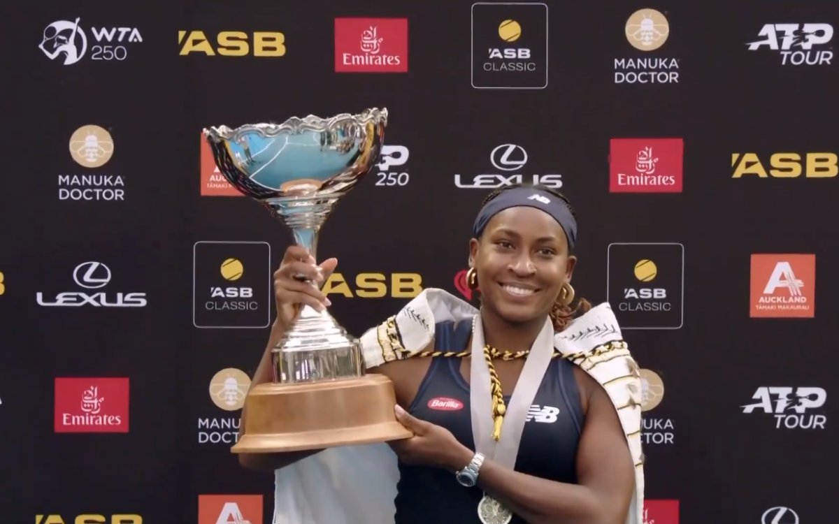 Tennis: Gauff Beats Svitolina To Defend Auckland Title On Cricketnmore